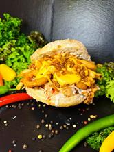 Kebab w bułce cheese&fries - Wołowy